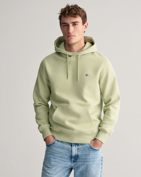 Gant Reg Shield Plain Hoodie Mint